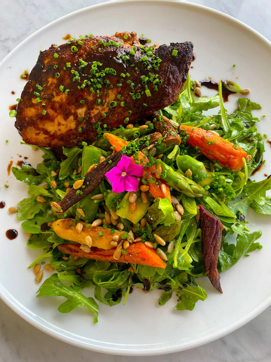 Honey Garlic Chicken, Spring Garden Potatoes (MON)