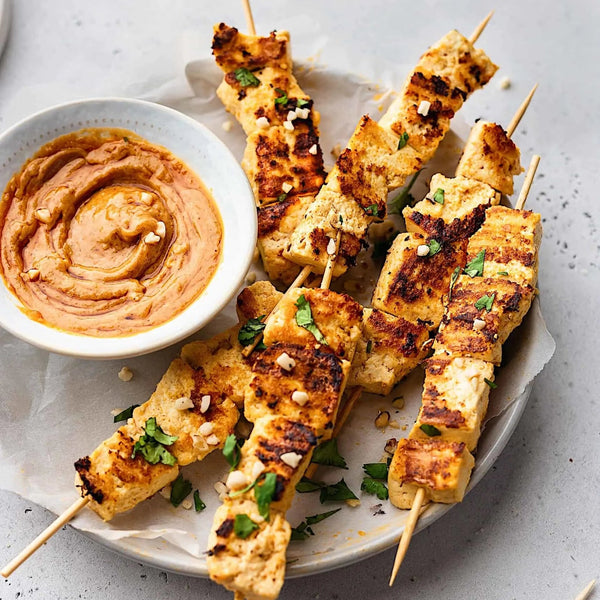 Tofu Satay with Tiger Sunomono Salad (WED)