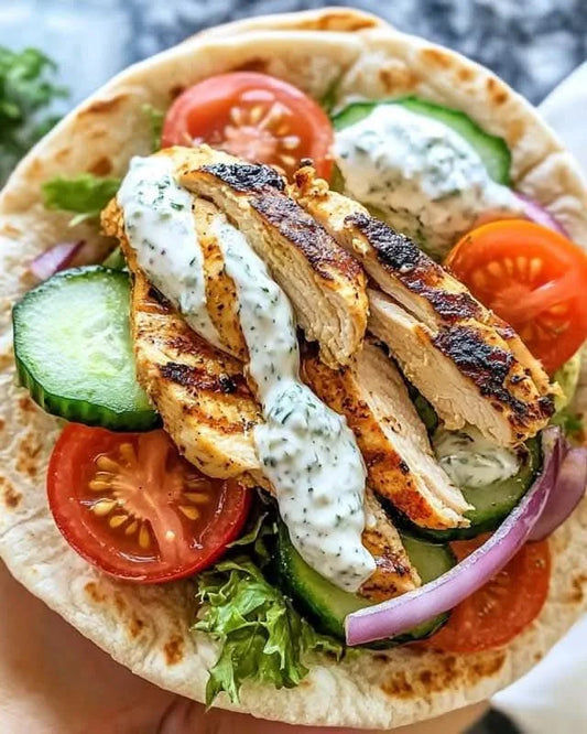 Mediterranean Chicken Pita Wrap (WED)