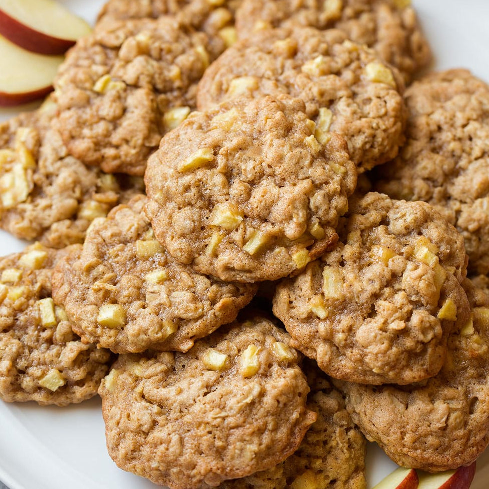 Apple Cinnamon Oatmeal Cookies (WED)