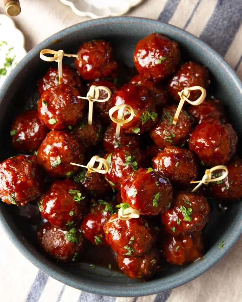 Bourbon Glazed Meatballs (TG 26)