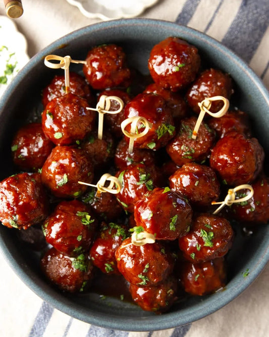 Bourbon Glazed Meatballs (TG 26)
