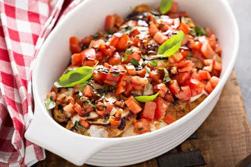 Chicken Puttanesca With Marinated Feta Salad
