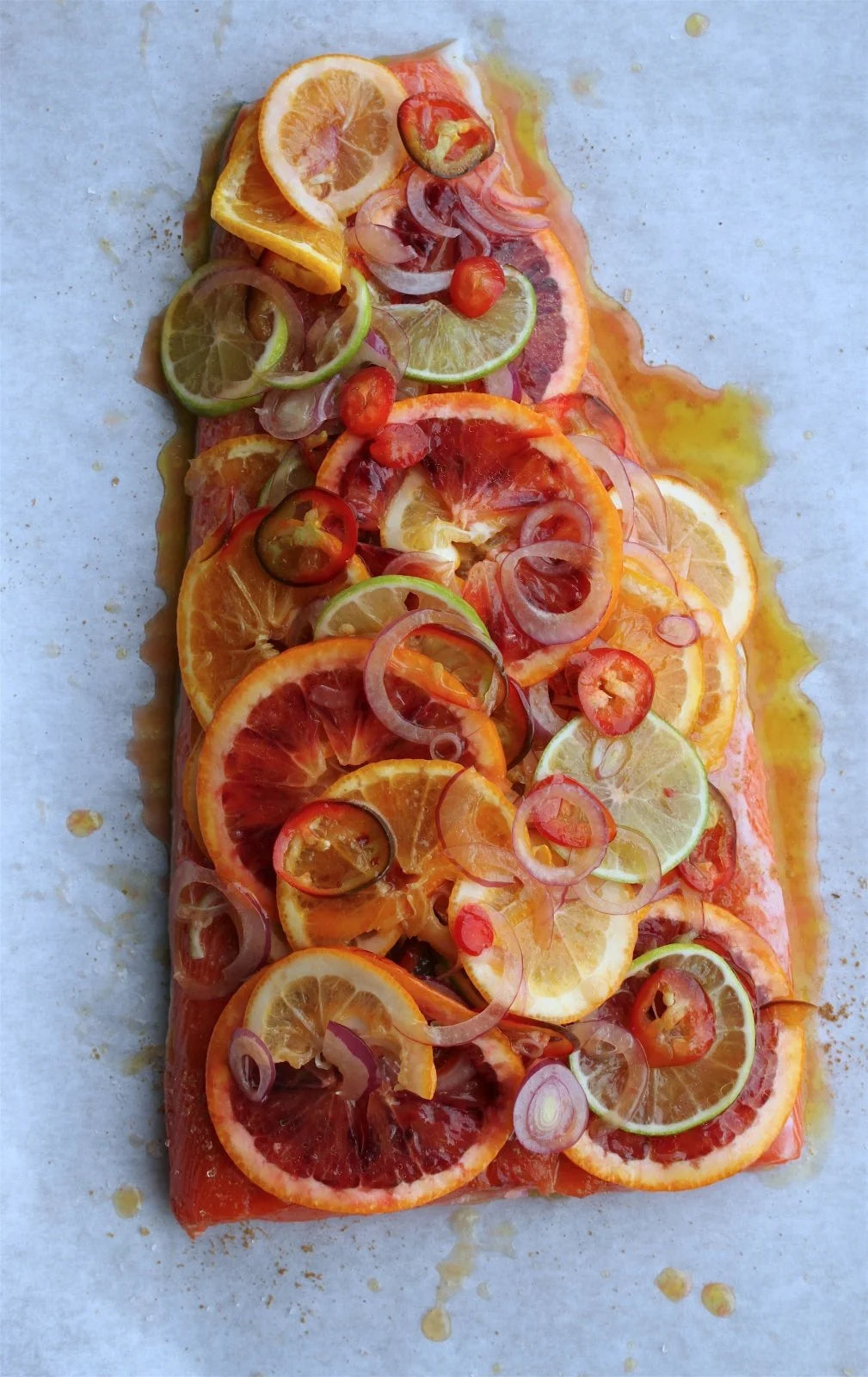 Cara Cara Orange Salmon With Veggie Quinoa Pilaf