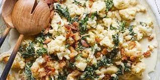 Cacio e Pepe Cauliflower Gratin