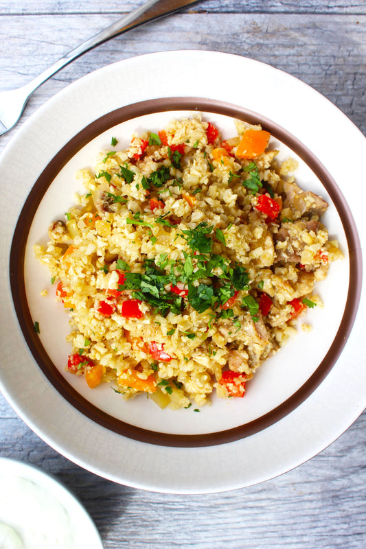 Cilantro Lime Steak Fajita Cauli Rice Bowl