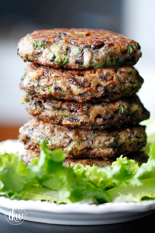 Pesto Veggie Burger with Sweet Potato Wedges (WED)
