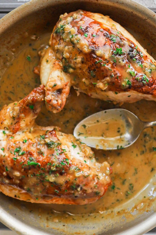 French-Cut Chicken with Seeded Mustard Maple Glaze (MON)