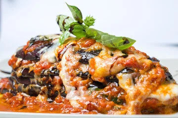 Noodle-less Eggplant Lasagna (With or without meatballs)
