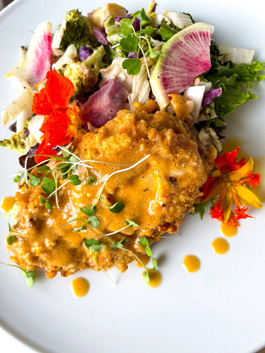 Honey Truffle Chicken with Miso Apple Salad (MON)