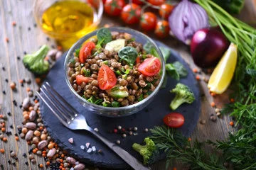Lentil Health Bowl with Organic Fennel Chicken