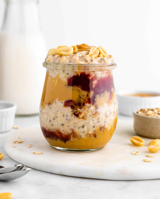 PB & J Protein Overnight Oats (WED)