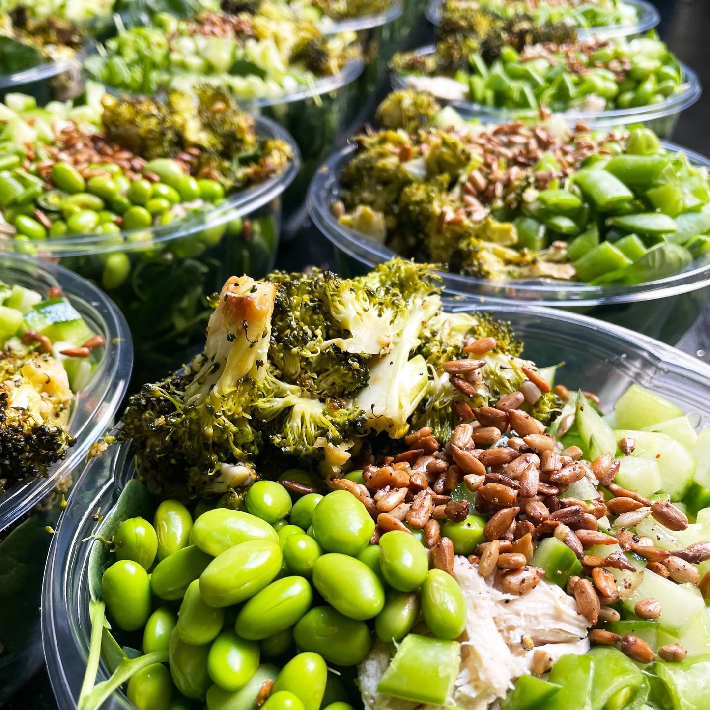 Supergreen Spring Salad with Citrus Mint Dressing (WED)