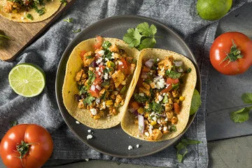 Jalapeño, Sweet Potato, Black Bean &amp; Organic Chicken Tacos