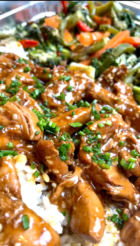 Glazed Bulgogi Steak with Crunchy Togarashi Quinoa and Miso Greens