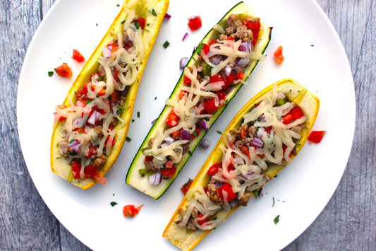 Mediterranean Zucchini Boats